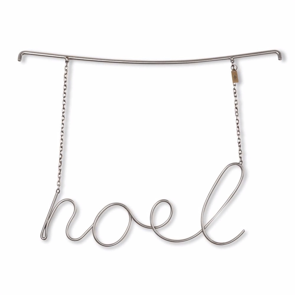 Hearth & Hand Magnolia "Noel" Pewter Hanging Sign